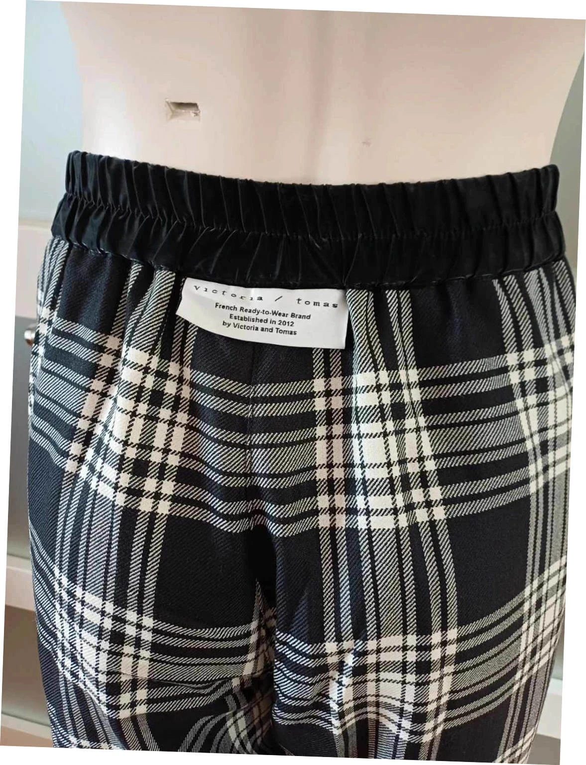 Pièce de créateur Pantalon Réversible Défilé – VictoriaTomas neuf – photo 9